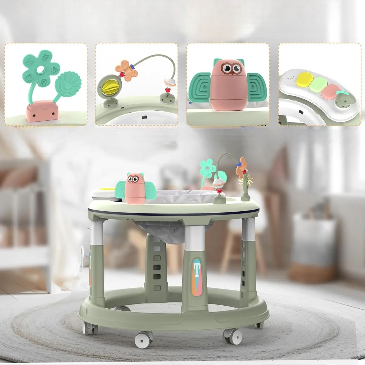 Trotteur pour Bébé - TrotteurBabyMove™ - Vert
