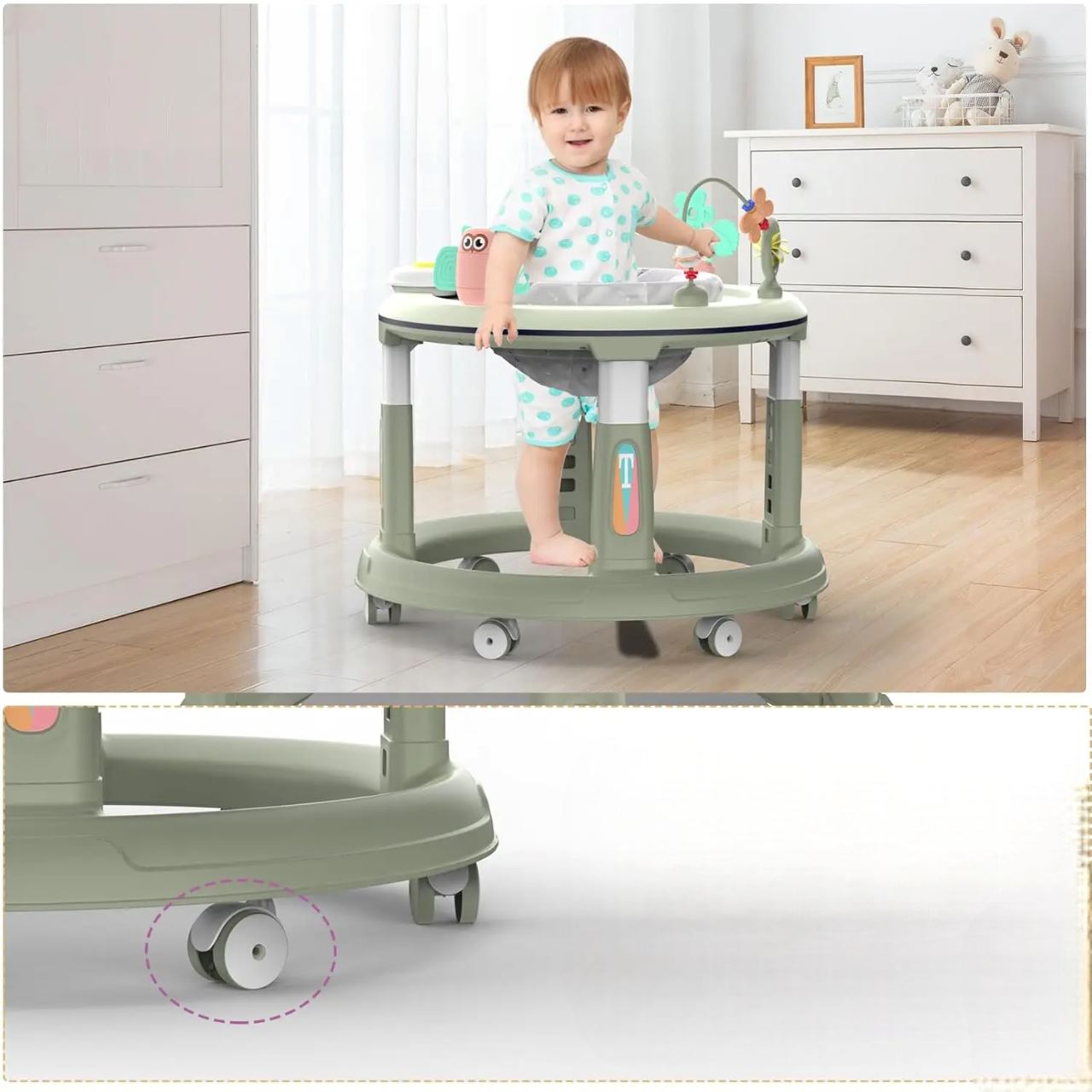 Trotteur pour Bébé - TrotteurBabyMove™ - Vert