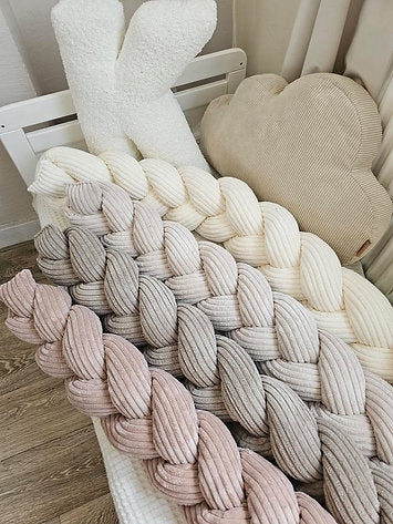tresse de lit douce contre les chocs