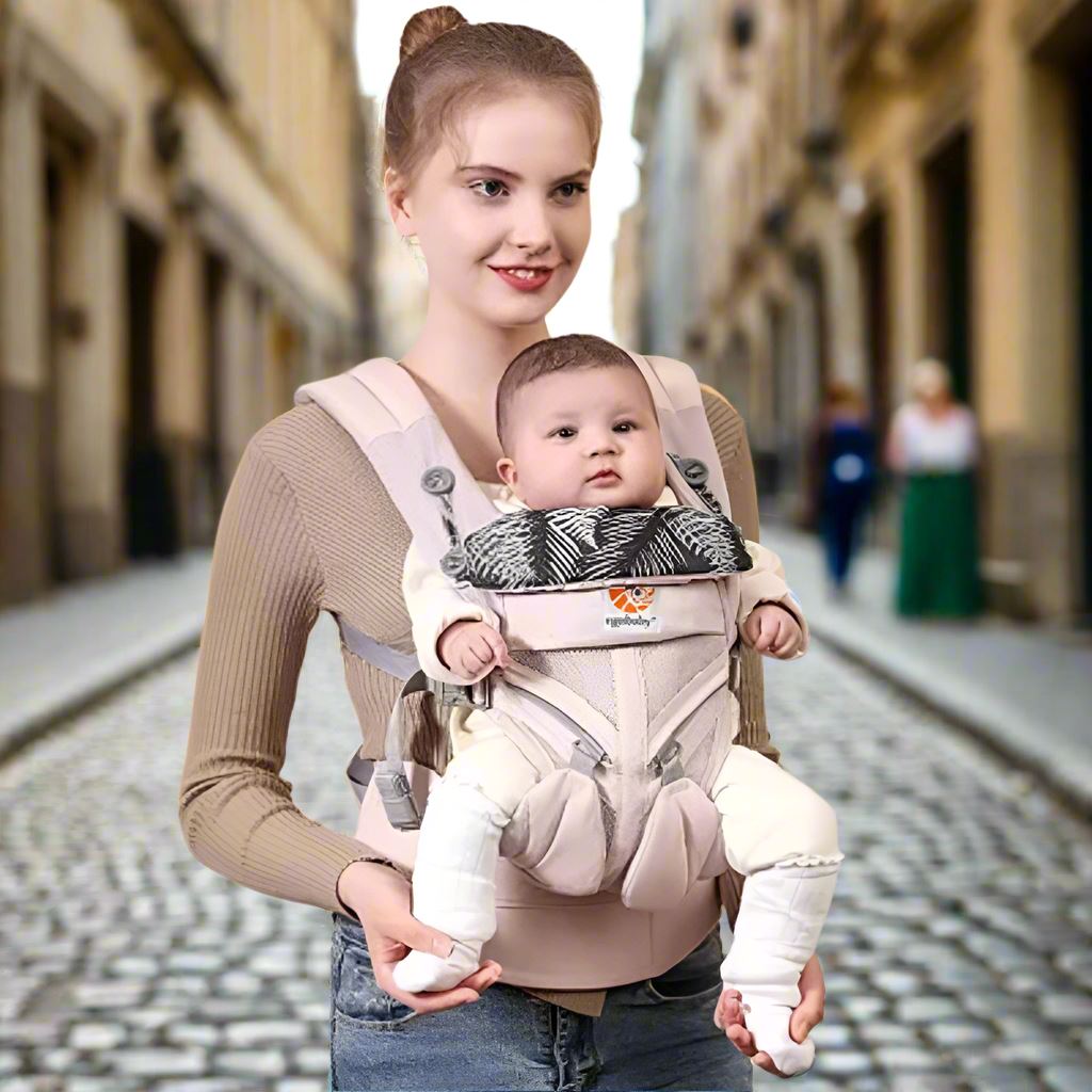 Porte-Bébé - BreathBabyBag™ - Rose Maille