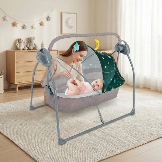 Berceau Bébé Balancelle Électrique | SleepComfort